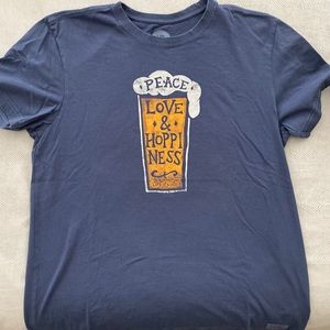 Men’s “Peace, Love and Hoppiness” t-shirt